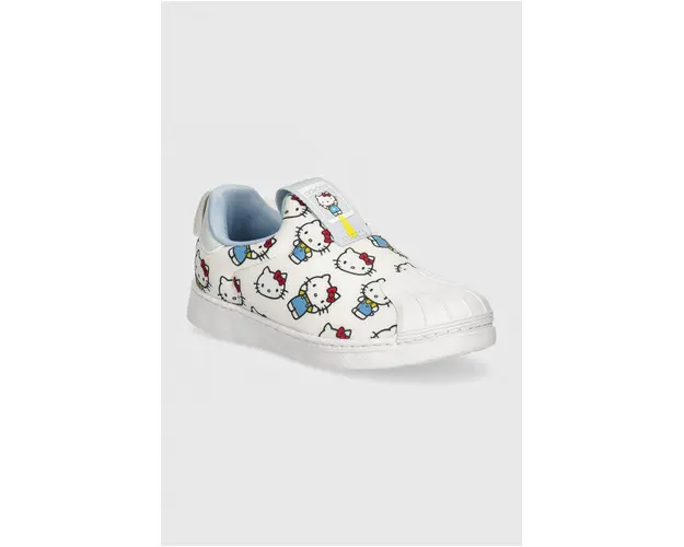 adidas Originals sneakers pentru copii SUPERSTAR 360 x Hello Kitty culoarea alb, IF7019