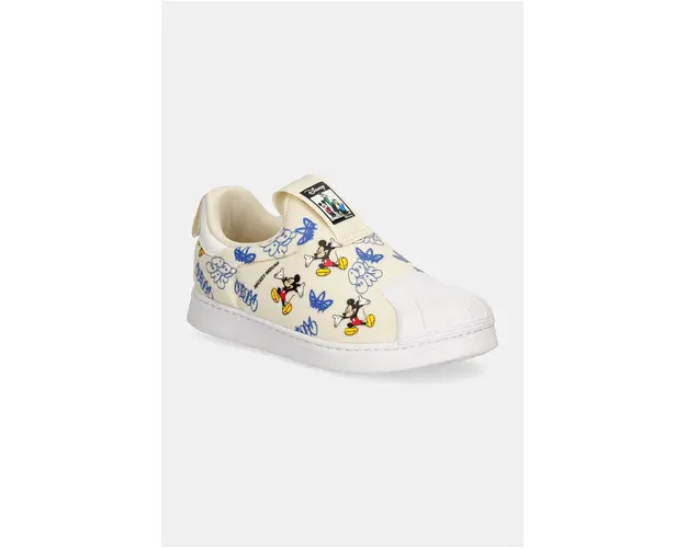 adidas Originals sneakers pentru copii SUPERSTAR 360 culoarea bej, IG6856
