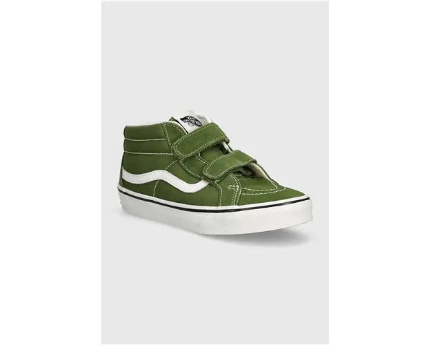 Vans tenisi copii SK8-Mid Reissue culoarea verde, VN000CYFCIB1