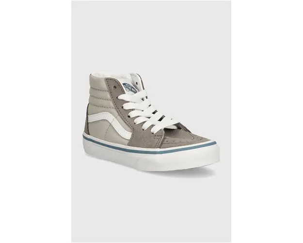 Vans tenisi copii SK8-Hi culoarea gri, VN000CYND3Y1
