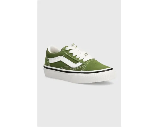Vans tenisi copii Old Skool culoarea verde, VN000CYVCIB1