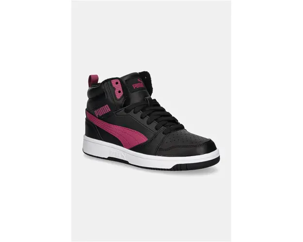 Puma sneakers pentru copii Rebound V6 Mid WTR culoarea negru, 394685
