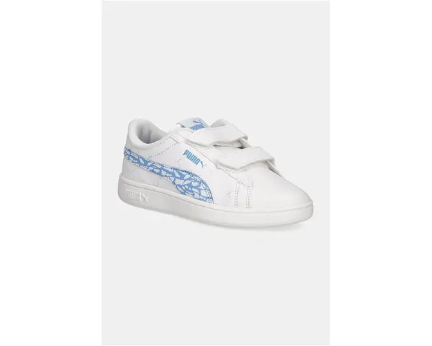 Puma sneakers pentru copii Smash 3.0 L Icy Monster culoarea alb, 397989