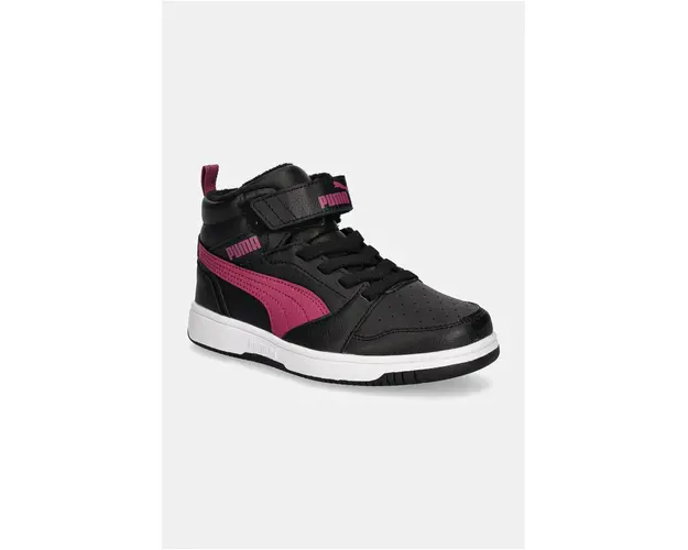 Puma sneakers pentru copii Rebound V6 Mid WTR AC+ PS culoarea negru, 307979