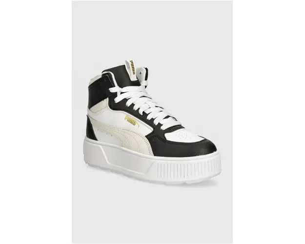 Puma sneakers pentru copii Karmen Rebelle Mid culoarea negru, 388729