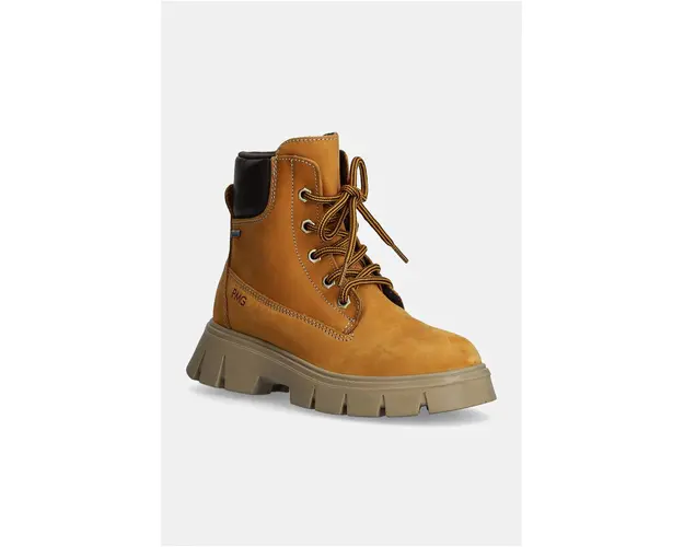 Primigi pantofi de iarna din nubuc pentru copii culoarea galben, PNDGT 68772