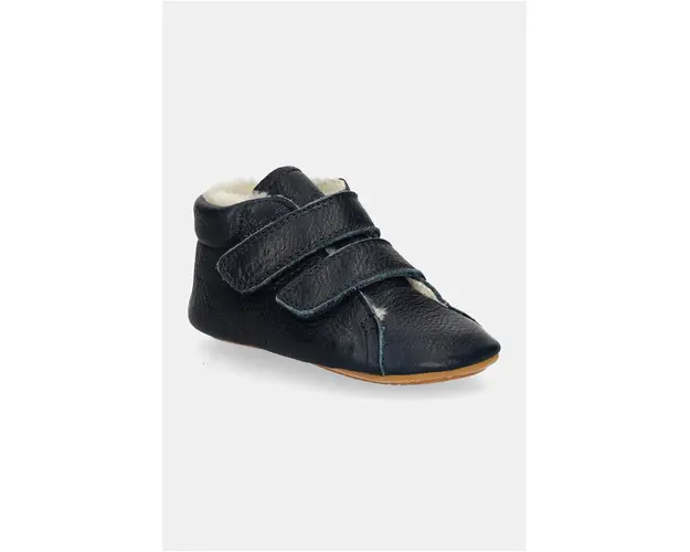 Froddo incaltaminte din piele pentru bebelusi PREWALKERS FURRY culoarea albastru marin, G1130013