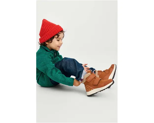 Reima cizme de iarna pentru copii Hallava culoarea maro, 5400147A