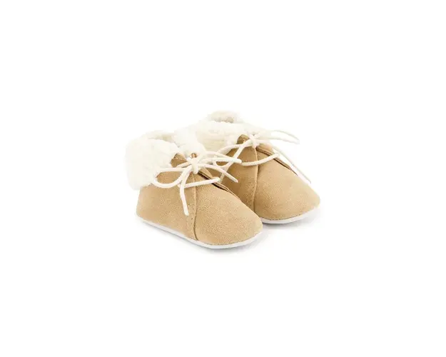 Tartine et Chocolat incaltaminte din piele pentru bebelusi culoarea maro, TZ80041