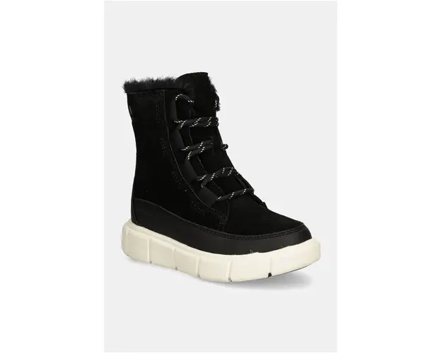 Sorel cizme de iarna pentru copii din piele intoarsa CHILDRENS SOREL EXPL culoarea negru, 2088512