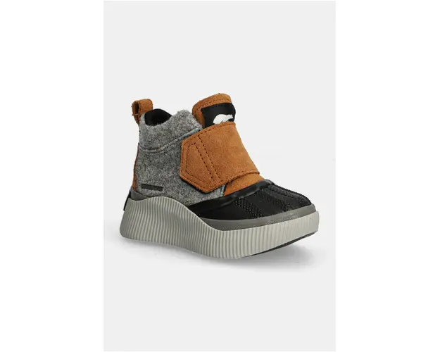 Sorel cizme de iarna pentru copii TODDLER OUT N ABOUT culoarea maro, 2102191
