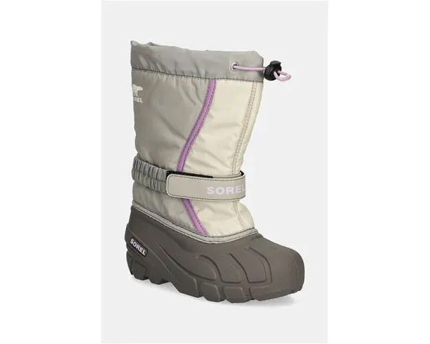 Sorel cizme de iarna copii CHILDRENS FLURRY BO culoarea gri, 2114081