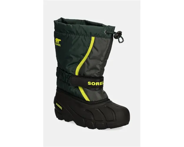 Sorel cizme de iarna copii CHILDRENS FLURRY BO culoarea negru, 2114081