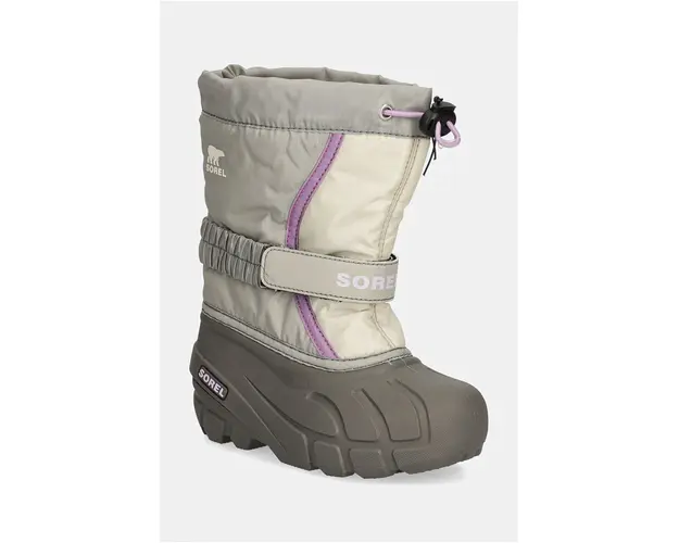 Sorel cizme de iarna copii CHILDRENS FLURRY BO culoarea gri, 2114082