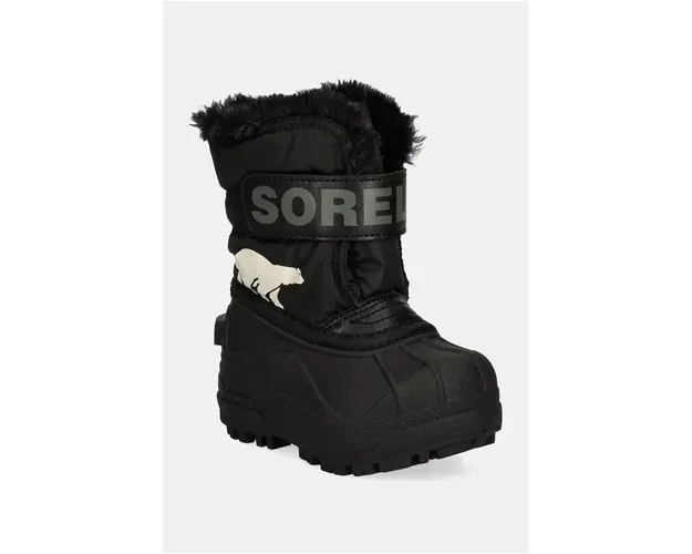 Sorel cizme de iarna copii TODDLER SNOW COMMAND culoarea negru, 2114102