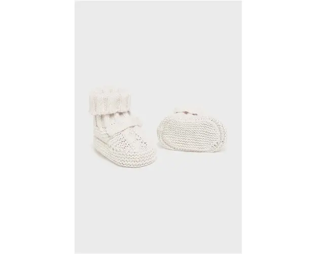 Mayoral Newborn pantofi pentru bebelusi culoarea alb, 9798
