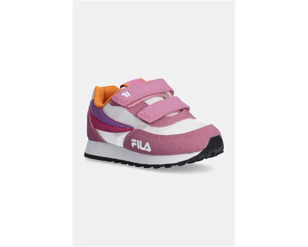 Fila sneakers pentru copii ORBIT REVOLUTION velcro culoarea violet, FFK0222
