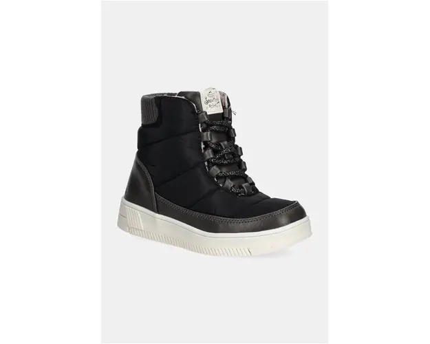 Garvalin cizme de iarna pentru copii culoarea negru, 241352