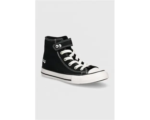 Converse tenisi copii CHUCK TAYLOR ALL STAR 1V culoarea negru, A10385C
