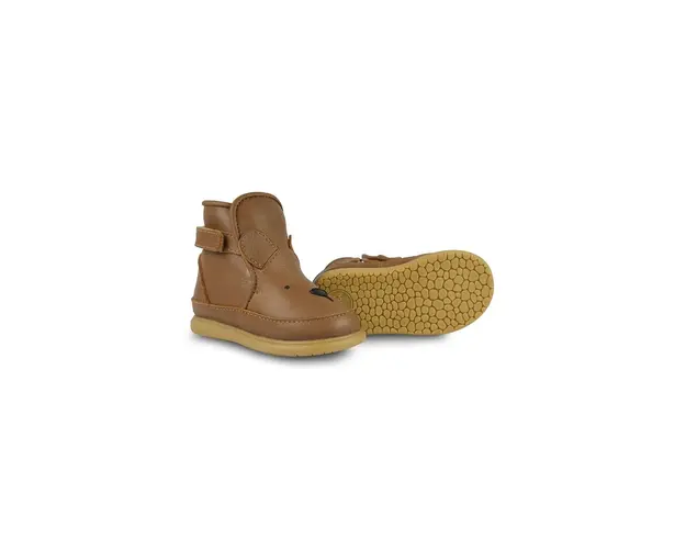 Donsje ghete de iarna pentru copii din piele Dubu Classic Shoes Bear culoarea maro, 1500401
