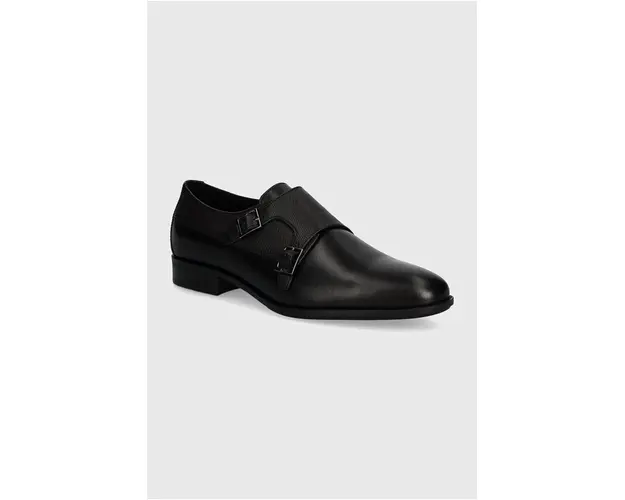 BOSS pantofi de piele Colby barbati, culoarea negru, 50523033