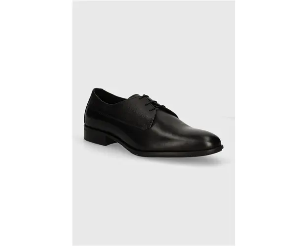BOSS pantofi de piele Colby barbati, culoarea negru, 50523041