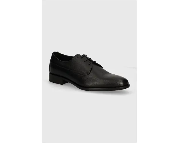BOSS pantofi de piele Colby barbati, culoarea negru, 50523042