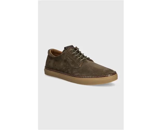 Gant pantofi de piele intoarsa Prepville barbati, culoarea verde, 29633679 G710
