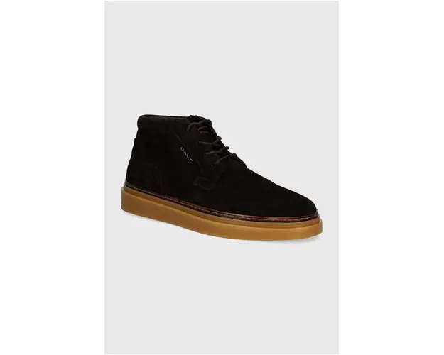 Gant botine de piele intoarsa Kinzoon culoarea maro, 29643638 G399