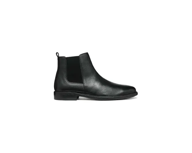 Geox ghete chelsea de piele U TERENCE barbati, culoarea negru, U467HD 00075 C9999
