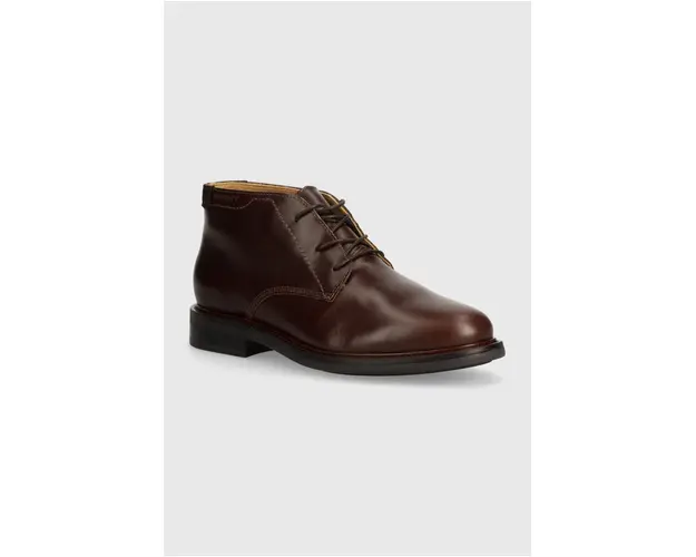 Gant ghete de piele St Fairkon barbati, culoarea maro, 29641759 G399