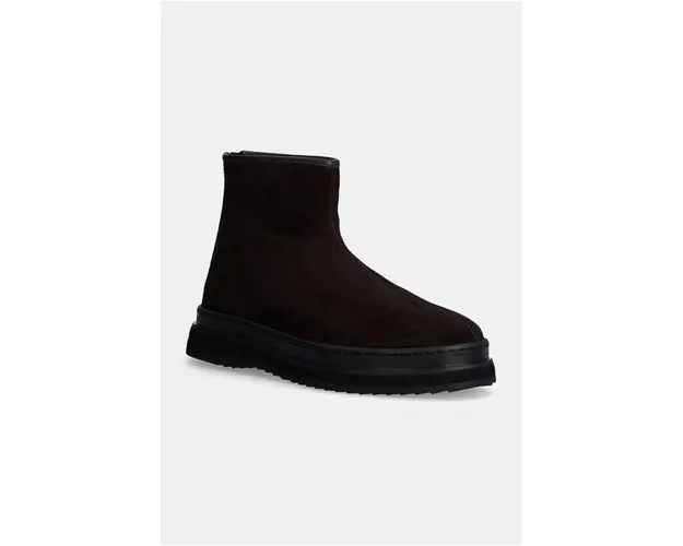 Gant pantofi de piele intoarsa Blistown barbati, culoarea maro, 29643734 G399