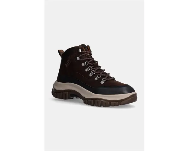Gant pantofi Hillark barbati, culoarea maro, 29643744 G46