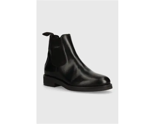 Gant ghete chelsea de piele Prepdale barbati, culoarea negru, 29651751 G00