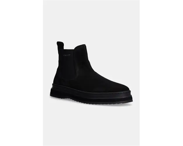 Gant botine din piele intoarsa Blistown barbati, culoarea negru, 29653736 G00