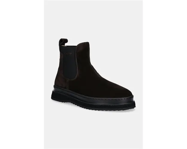 Gant botine din piele intoarsa Blistown barbati, culoarea maro, 29653736 G399