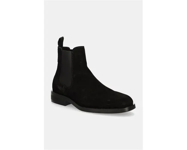Gant botine din piele intoarsa Rizmood barbati, culoarea negru, 29653753 G00