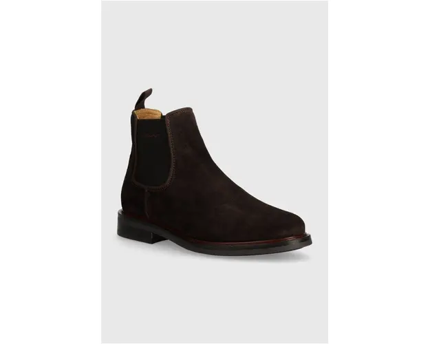 Gant botine din piele intoarsa St Fairkon barbati, culoarea maro, 29653756 G399