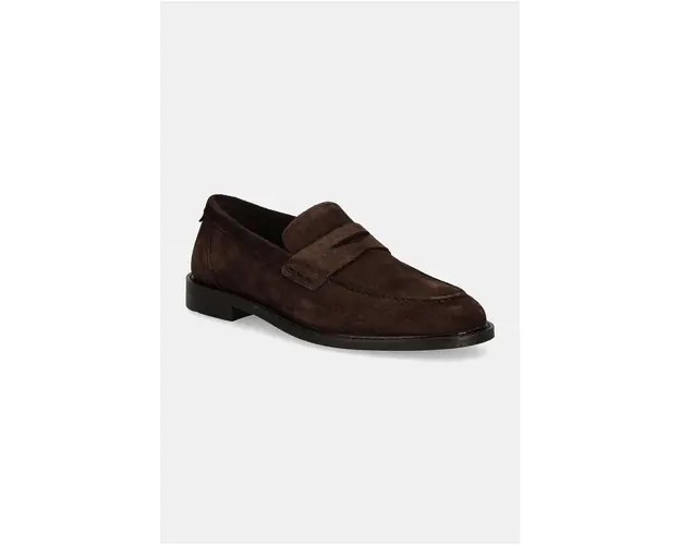 Gant mocasini din piele intoarsa Lozham barbati, culoarea maro, 29673745 G399