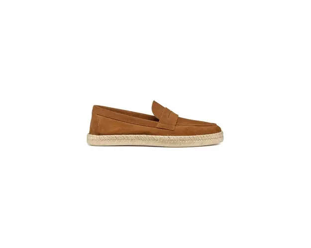 Geox sneakers din piele intoarsa U OSTUNI A culoarea maro, U36GVA 00022 C6003