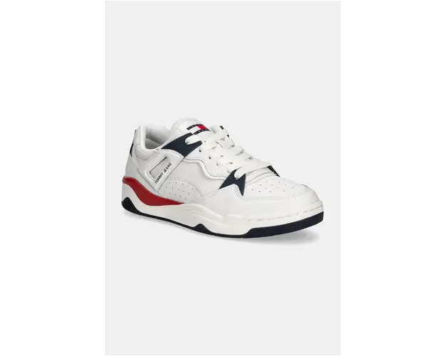Tommy Jeans sneakers TJM ULTRA BASKET SNEAKER culoarea alb, EM0EM01493