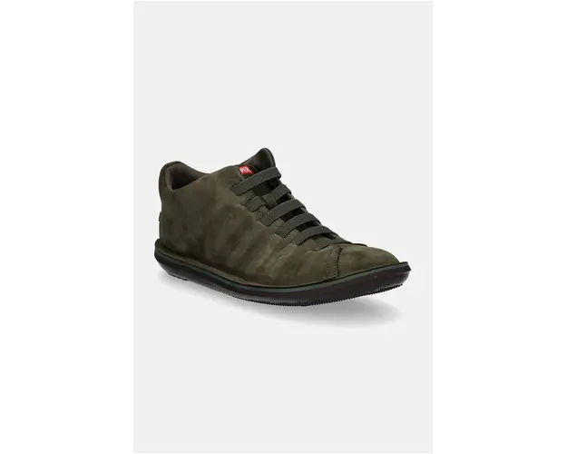 Camper sneakers din piele intoarsa Beetle culoarea verde, 36678-084