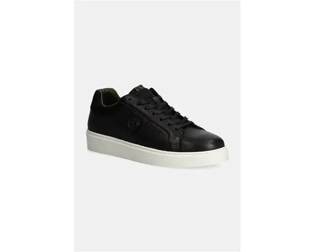 Barbour sneakers din piele Ponting culoarea negru, MFO0779BK31