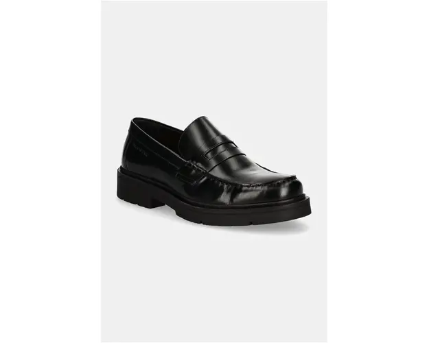 Marc O'Polo mocasini de piele barbati, culoarea negru, 40828463201134 OO1M3021