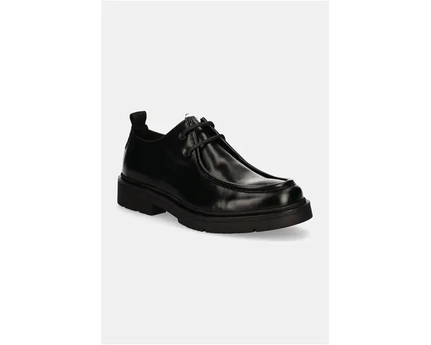 Marc O'Polo pantofi de piele barbati, culoarea negru, 40828463401134 OO1M3014