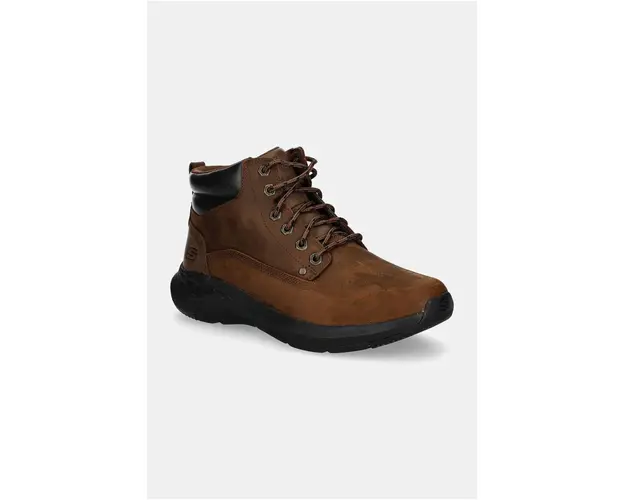 Skechers pantofi PARSON EDERIC barbati, culoarea maro, 205175