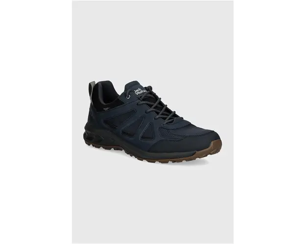 Jack Wolfskin pantofi Woodland 2 Texapore Low barbati, culoarea albastru marin, 4051271