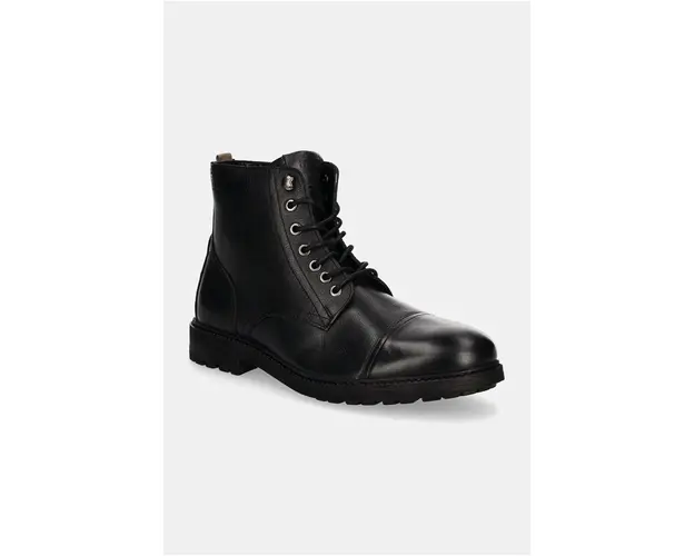 Pepe Jeans ghete de piele PMS50245 barbati, culoarea negru, FRED LAND