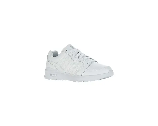 K-Swiss sneakers din piele RIVAL TRAINER culoarea alb, 09078.998.M