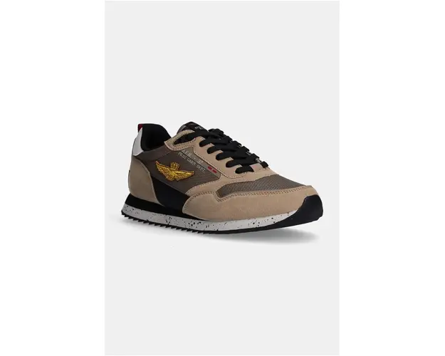 Aeronautica Militare sneakers culoarea bej, SC288CT3379